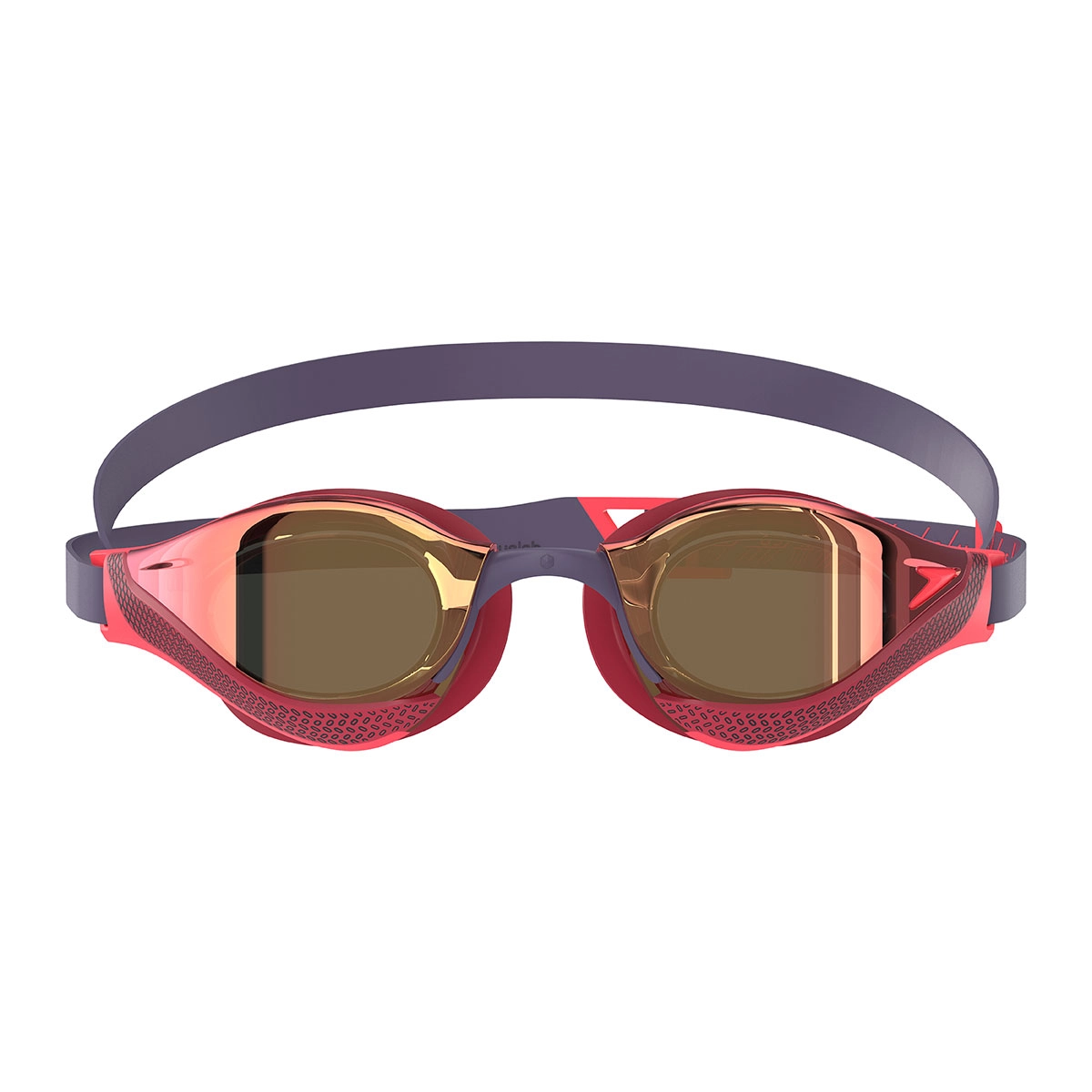 Speedo Fastskin Pure Focus Mirrored Goggles - Black / Red - Image 7