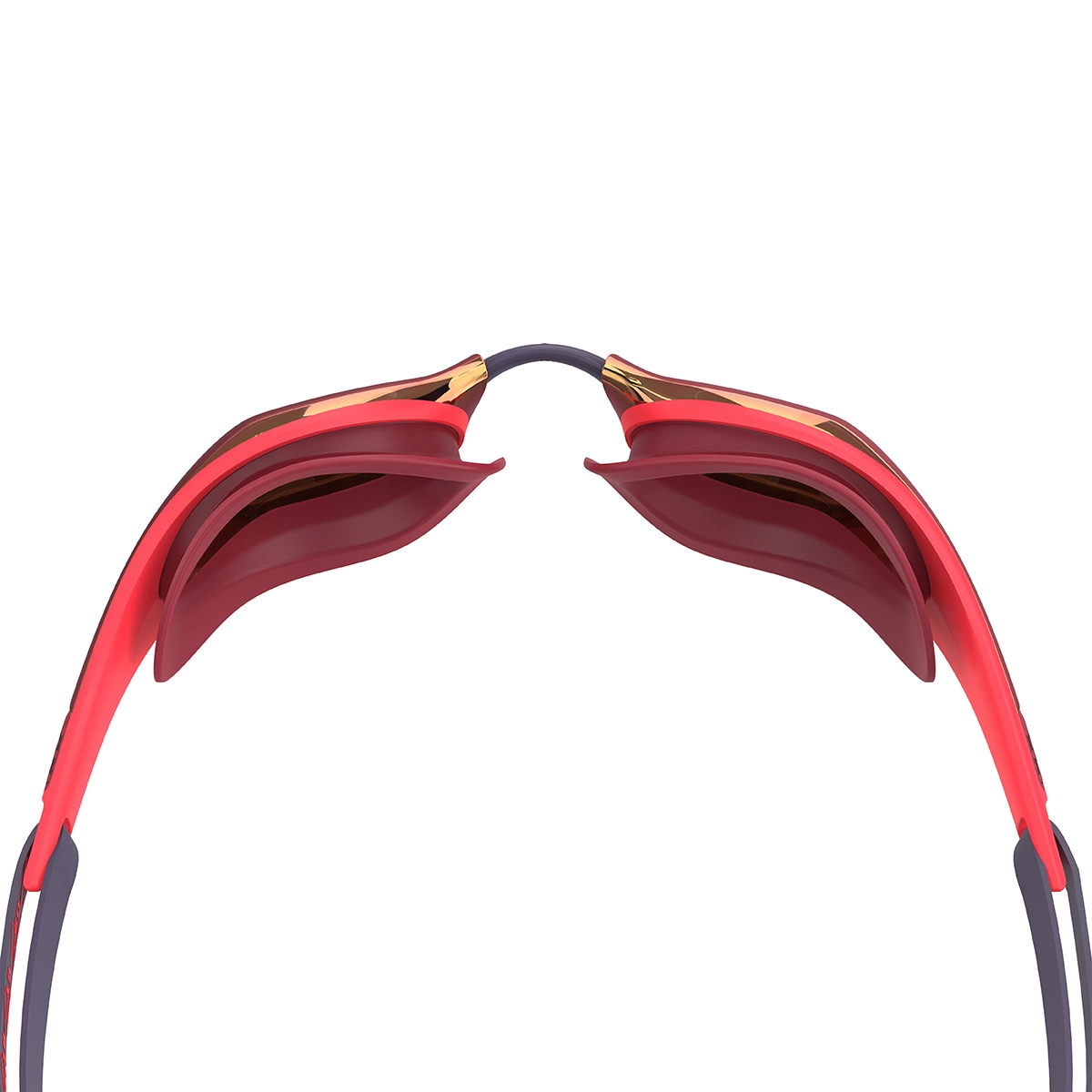 Speedo Fastskin Pure Focus Mirrored Goggles - Black / Red - Image 4