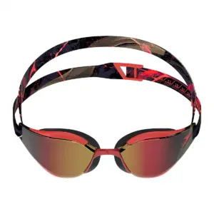 Speedo Fastskin Hyper Elite Mirror Goggles – Black / Red