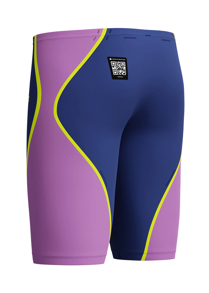 Speedo Fastskin LZR Pure Intent 2.0 Jammer – Navy / Purple - Image 9