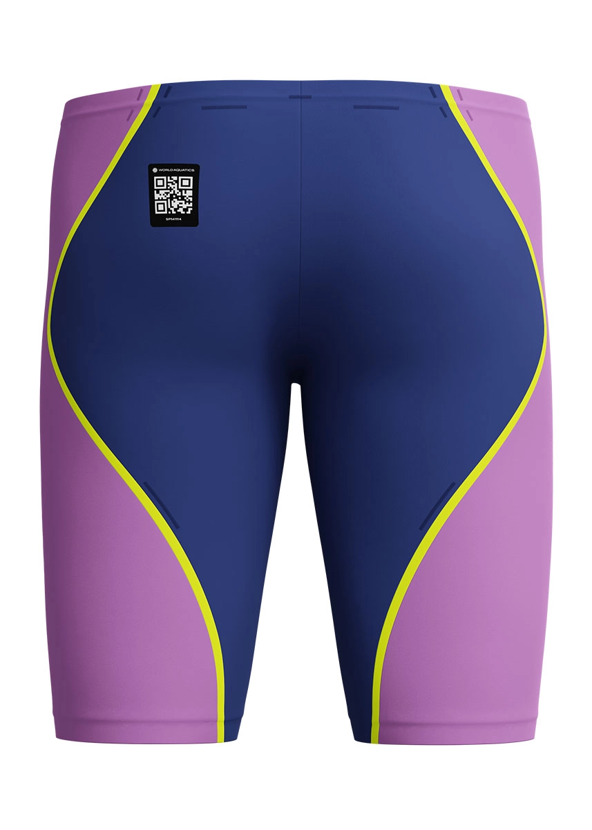 Speedo Fastskin LZR Pure Intent 2.0 Jammer – Navy / Purple - Image 7