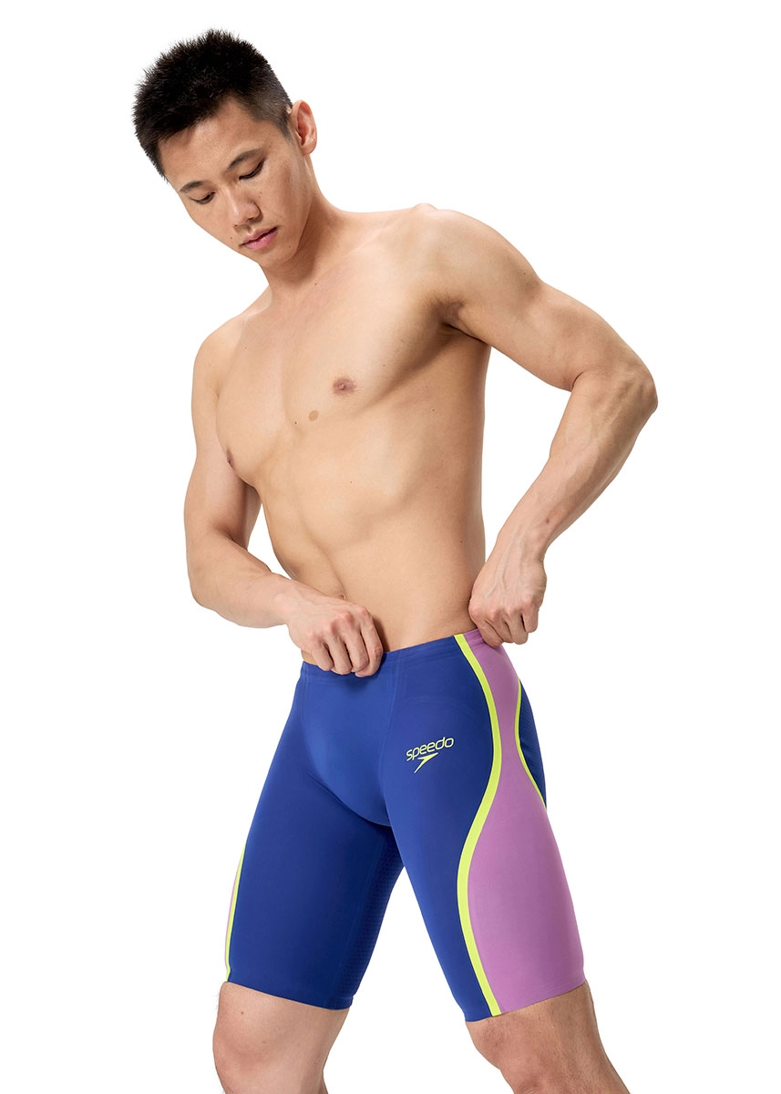 Speedo Fastskin LZR Pure Intent 2.0 Jammer – Navy / Purple - Image 3