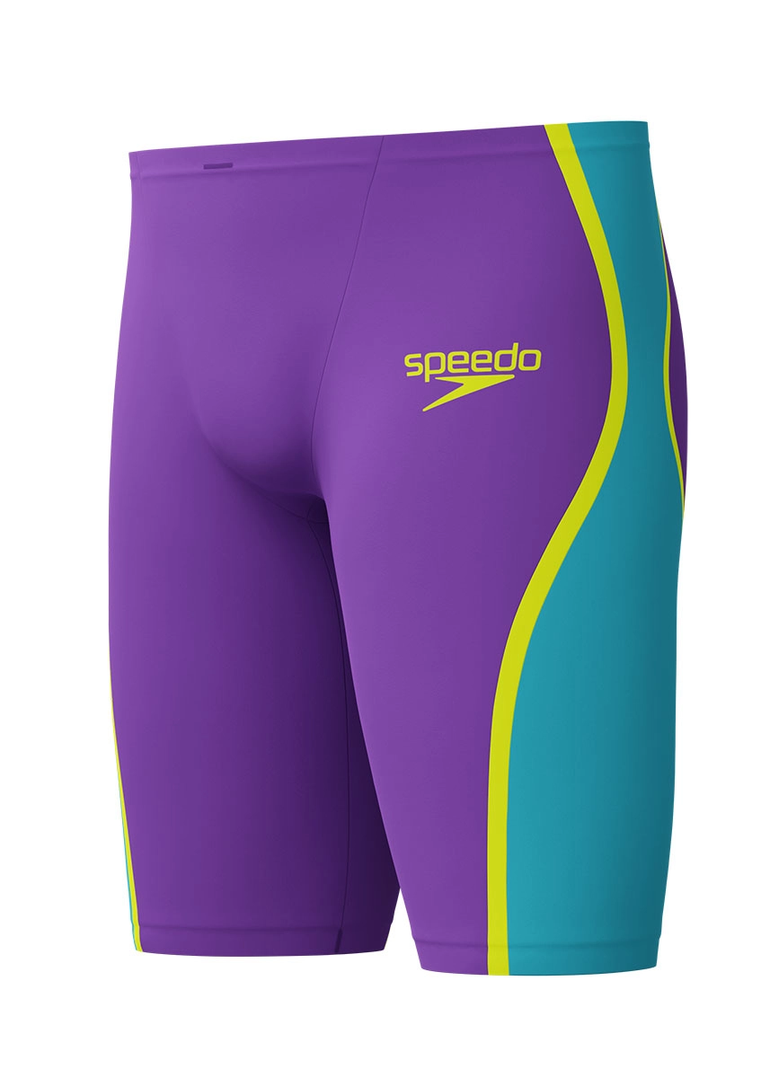 Speedo Fastskin LZR Pure Intent 2.0 Jammer – Grape / Blue / Yellow - Image 4
