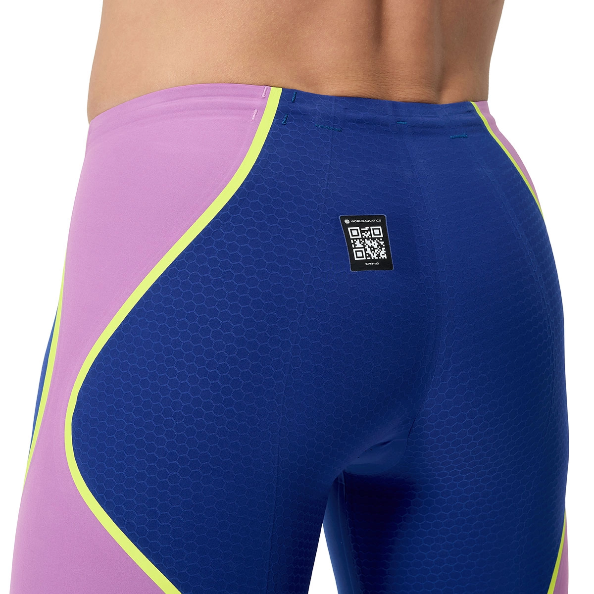 Speedo Fastskin LZR Pure Intent 2.0 High Waisted Jammer - Navy / Purple - Image 5