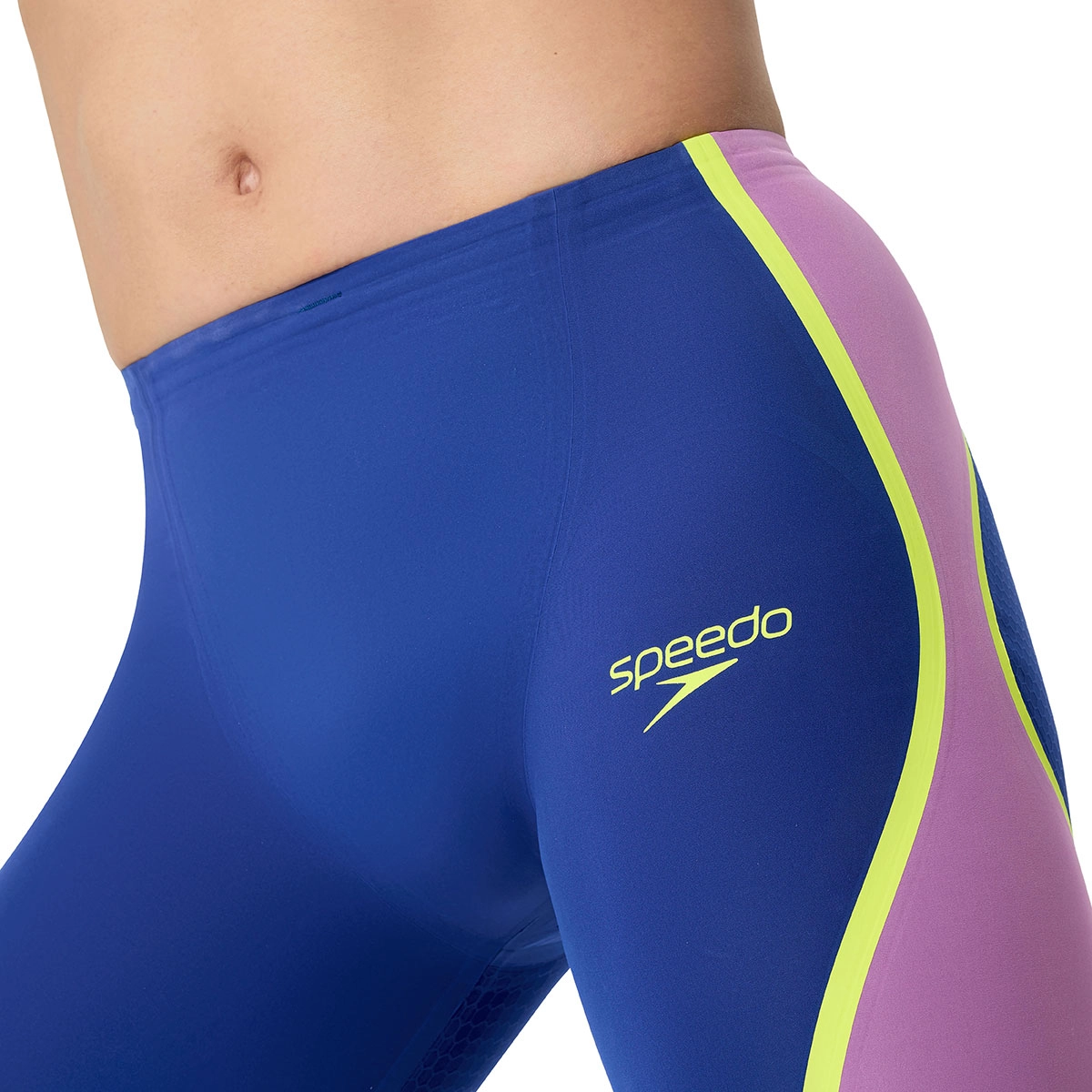 Speedo Fastskin LZR Pure Intent 2.0 High Waisted Jammer - Navy / Purple - Image 3
