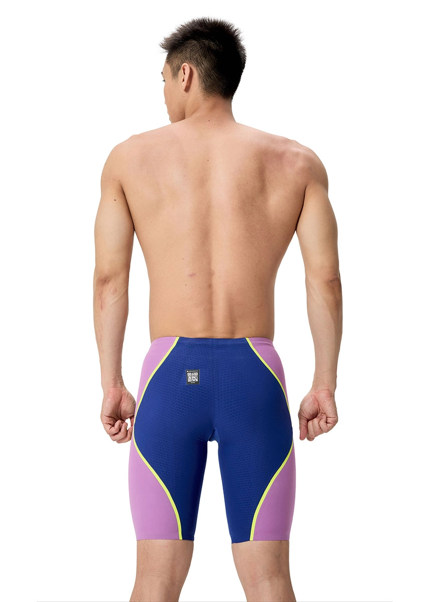 Speedo Fastskin LZR Pure Intent 2.0 High Waisted Jammer - Navy / Purple - Image 2