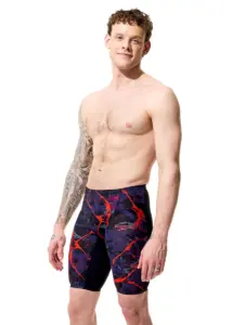 Speedo Fastskin LZR Pure Valor 2.0 High Waisted Jammer - Black / Red