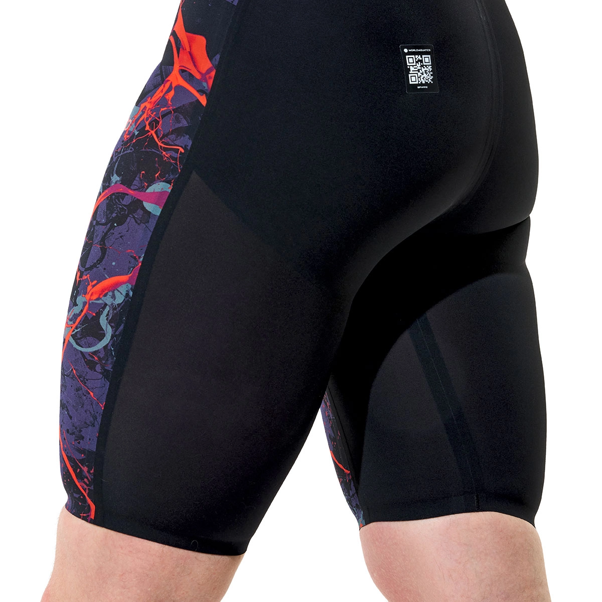 Speedo Fastskin LZR Pure Valor 2.0 High Waisted Jammer - Black / Red