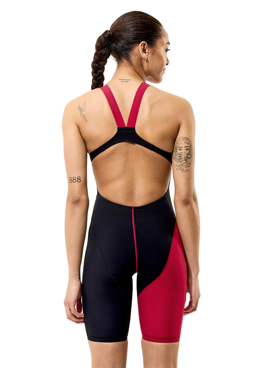 Speedo Fastskin LZR Hyperpro Solid Kneesuit - Red / Black - Image 5