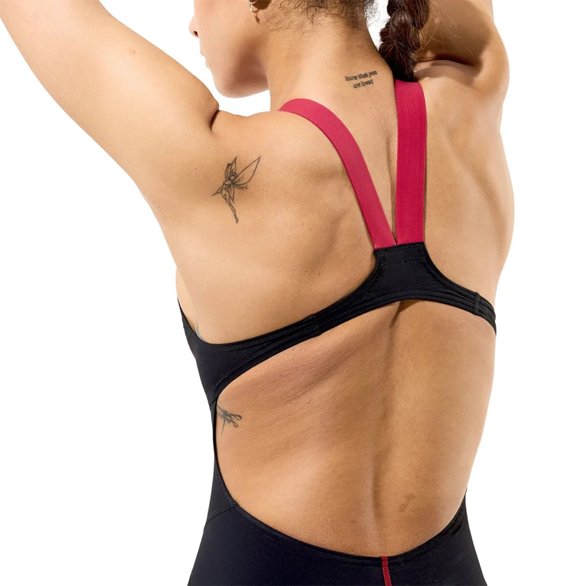 Speedo Fastskin LZR Hyperpro Solid Kneesuit - Red / Black - Image 2