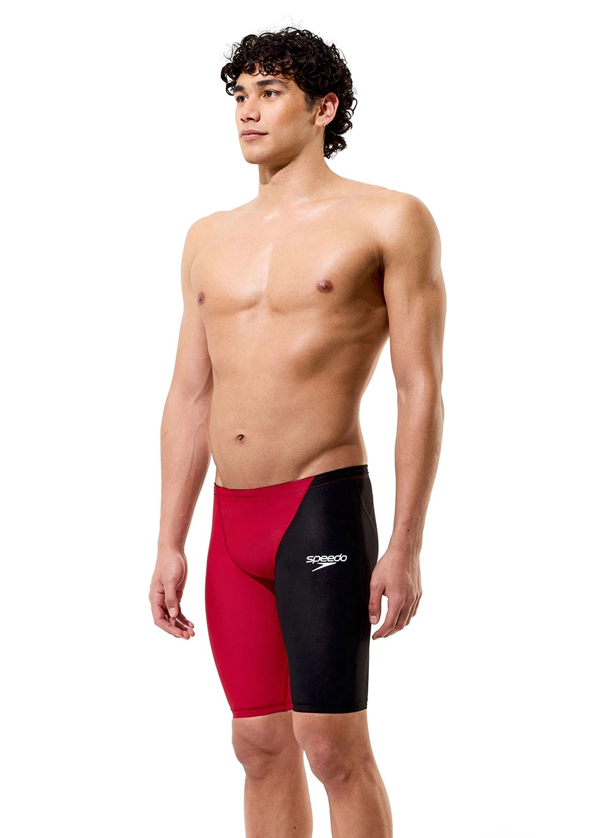 Speedo Fastskin LZR Hyperpro Solid Jammer - Red / Black - Image 4