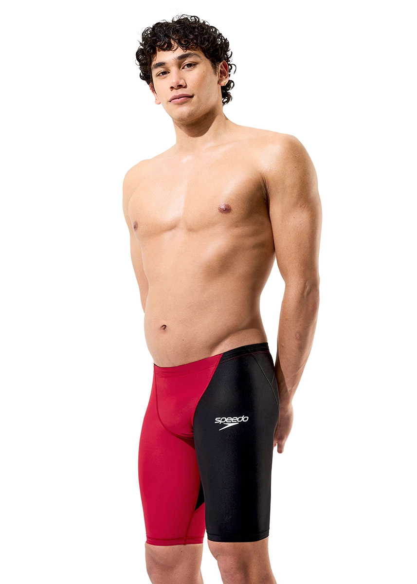 Speedo Fastskin LZR Hyperpro Solid Jammer - Red / Black - Image 2