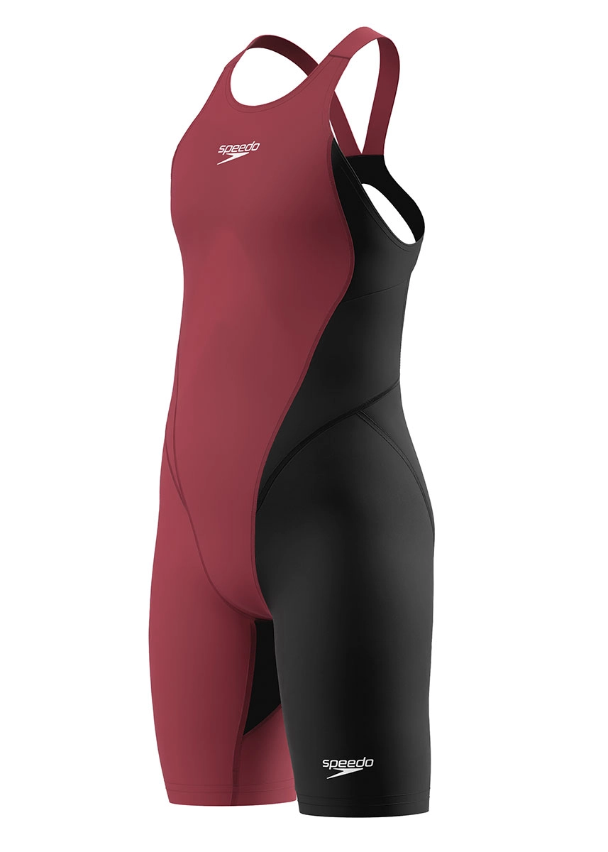 Speedo Junior Fastskin LZR Hyperpro Solid Kneeskin - Red / Black - Image 7