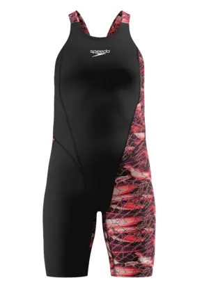 Speedo Junior Fastskin LZR Hyperpro Kneesuit - Black / Multi