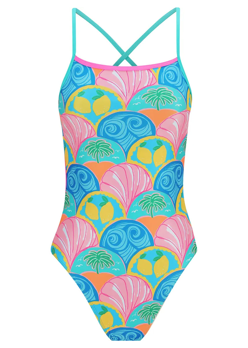 AMANZI Tie Back One Piece - Citrasea