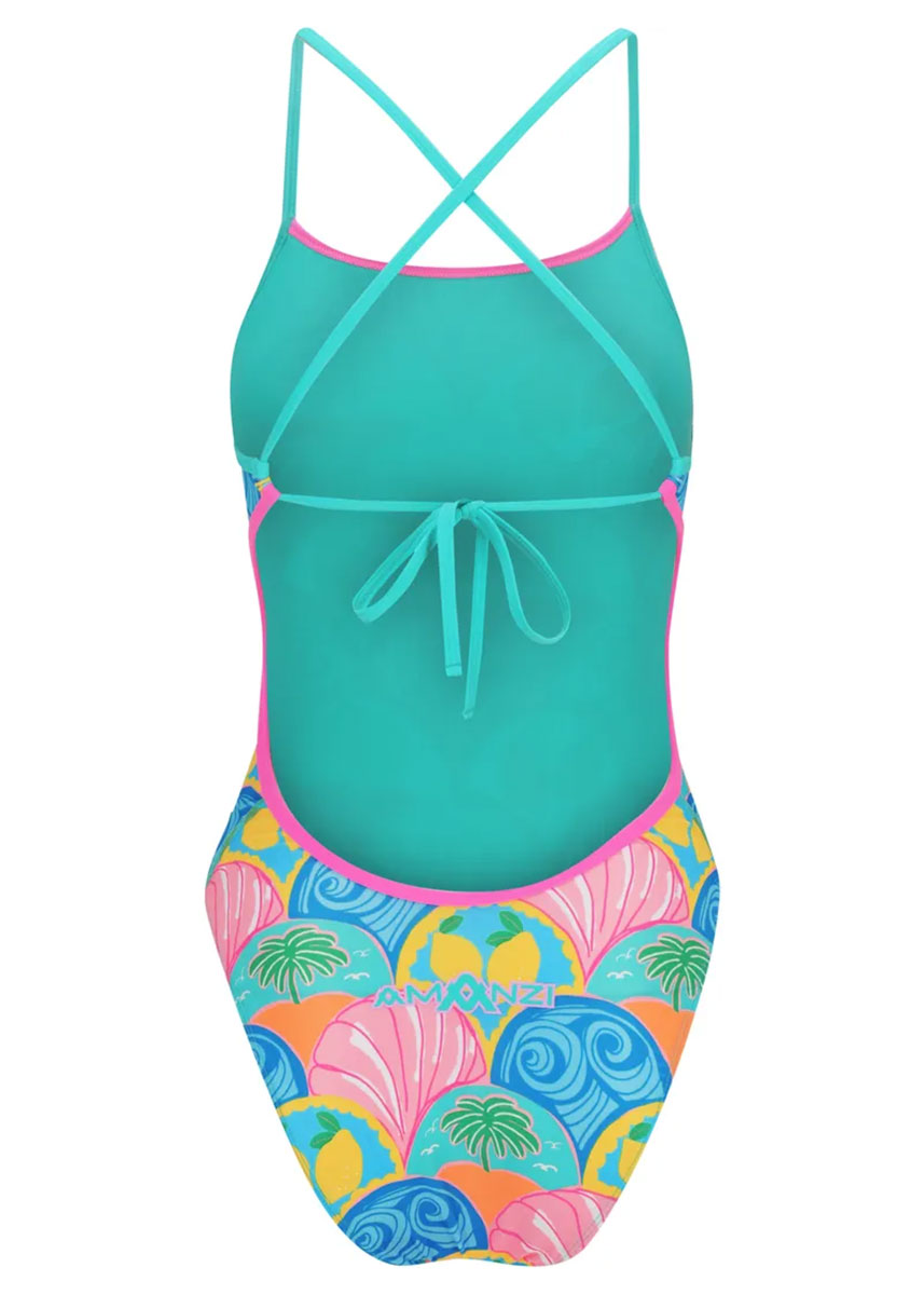 AMANZI Tie Back One Piece Swimsuit - Citrasea - Image 5