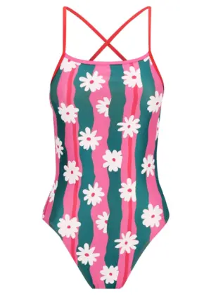 AMANZI Tie Back One Piece Swimsuit - Daisy Wave