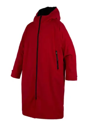 Regatta Kids Pro Changing Robe - Classic Red / Black