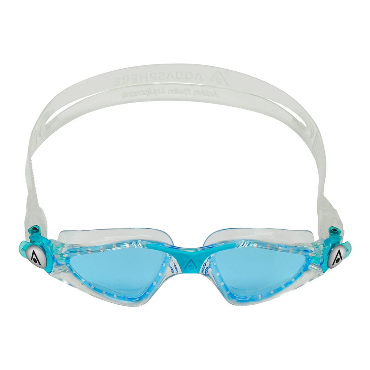 AquaSphere Kayenne Junior Blue Tint Lens Goggles - Clear / Aqua
