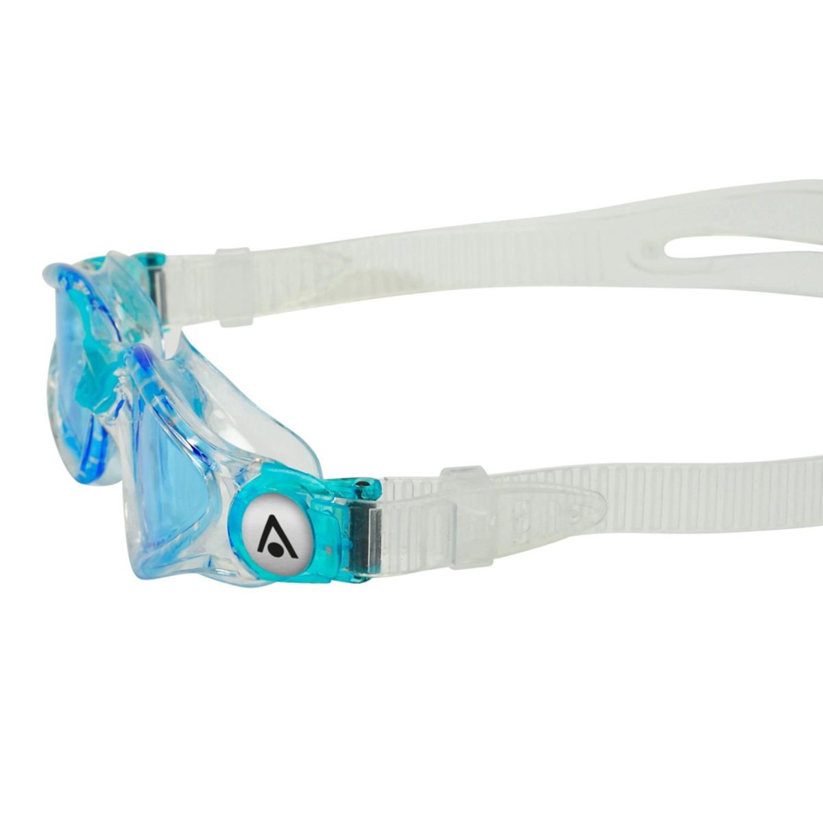 AquaSphere Kayenne Junior Blue Tint Lens Goggles - Clear / Aqua - Image 5
