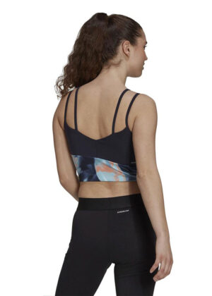 Adidas Women’s Aeroready You For You Bra Top – Black/ Violet